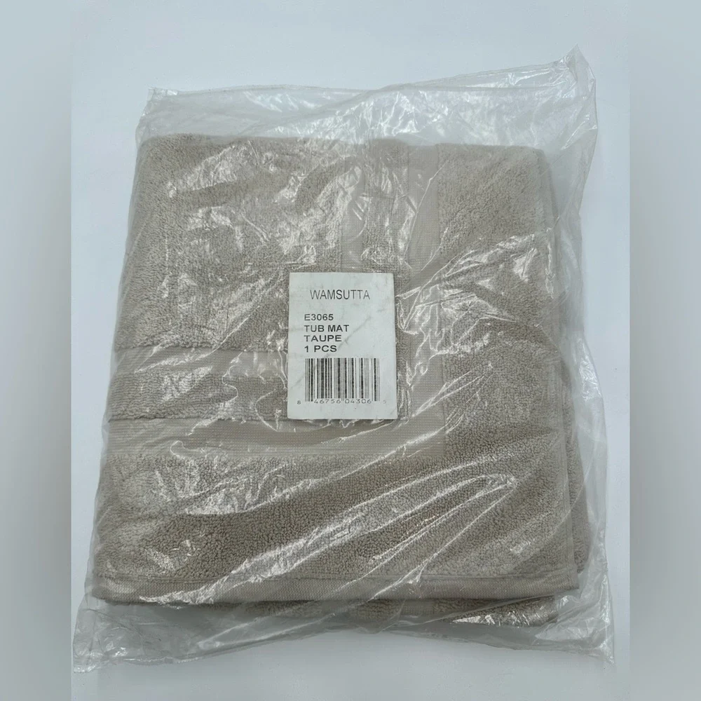 Wamsutta Tub Mat Classic Turkish Color Taupe. 1 pcs NEW Okk